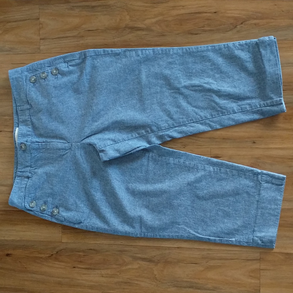 Talbots Chambray Capris